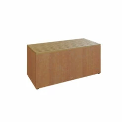 Banc Acier Corten Et Bois De Teck - Ofyr