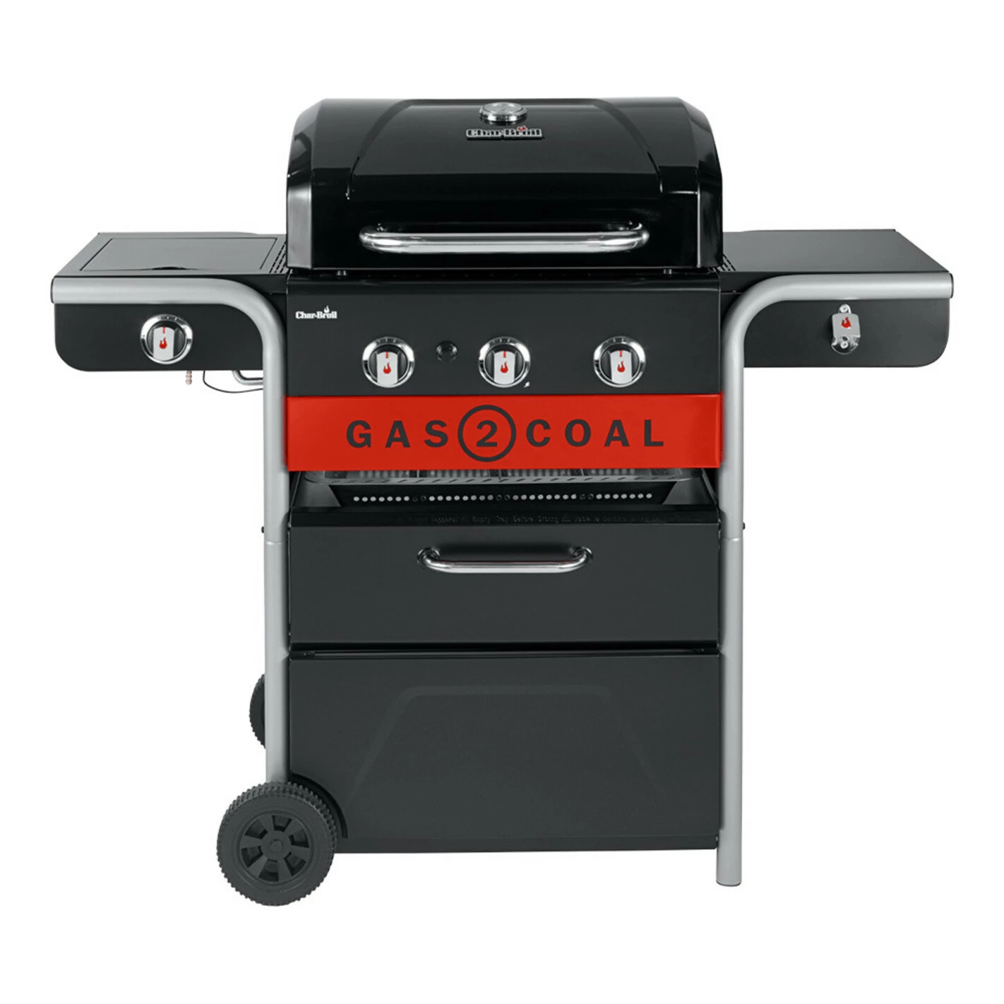 Barbecue Hybride Gaz Et Charbon De Bois Gas2Coal 2.0 330 - Char-Broil