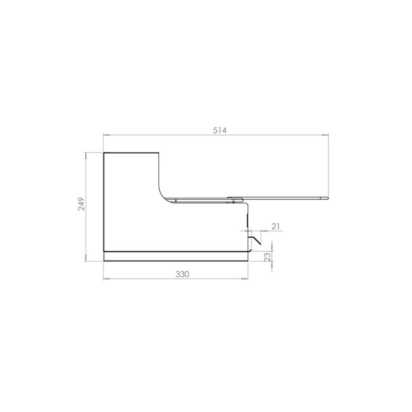Barbecue Charbon Vulcain INOX 54 X 32 - Le Marquier – Image 3