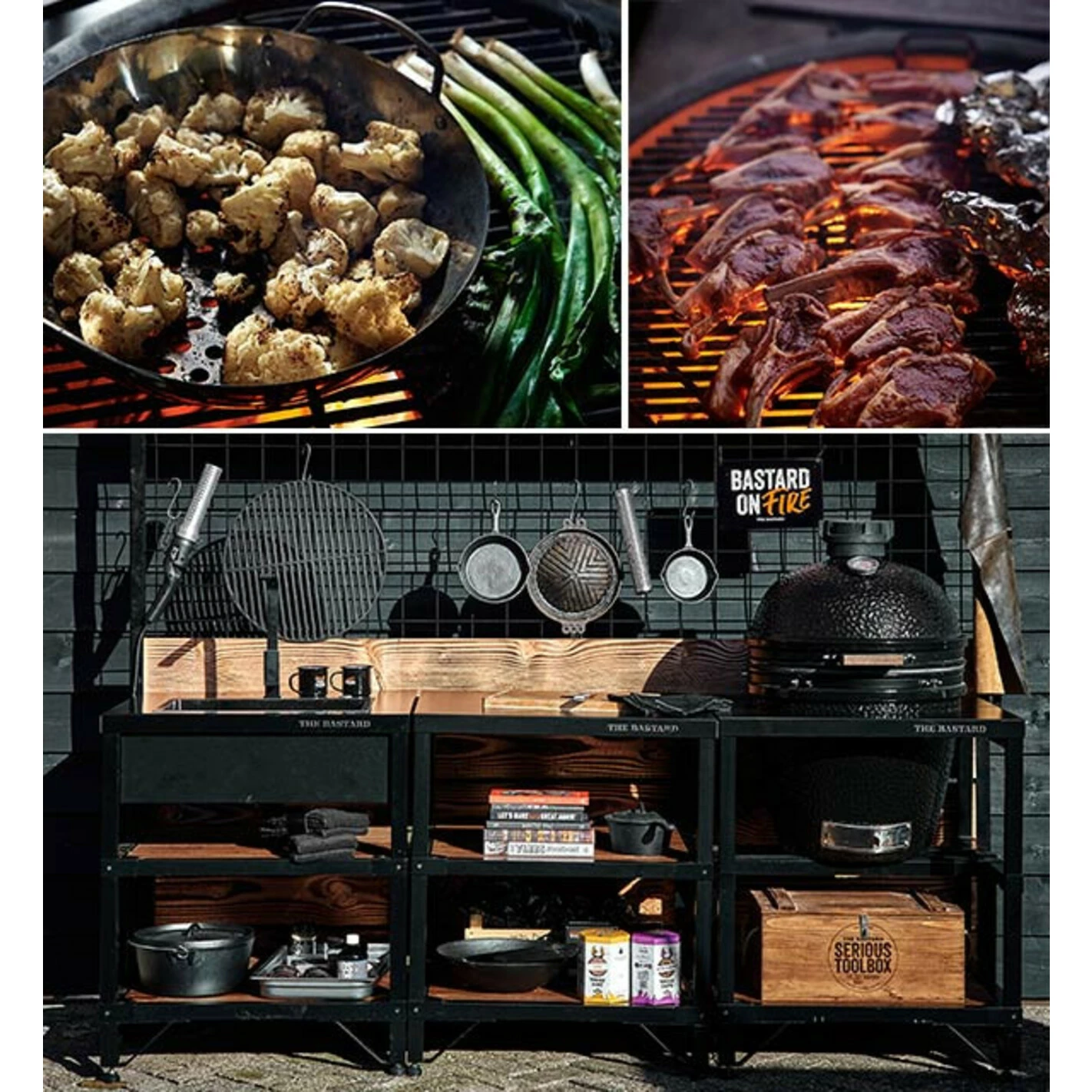 Barbecue Kamado Classic Large à Poser Ø 49 Cm - The Bastard – Image 2