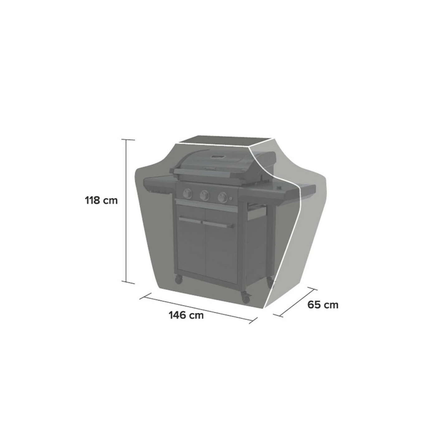Housse Barbecue L 3 Series Et Select 4 - Campingaz – Image 2