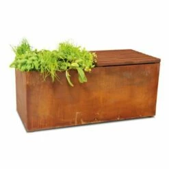 Banc Herb Garden En Acier Corten - Ofyr