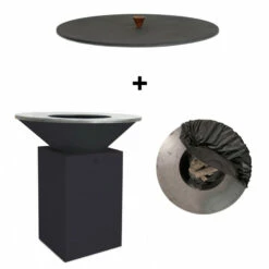 Pack Brasero Classic 100 Noir + Couvercle - OFYR