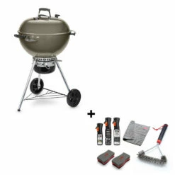 Pack Barbecue Charbon Master-Touch 5750 Gris + Kit De Nettoyage - Weber