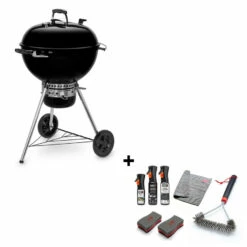 Pack Barbecue Charbon Master-Touch 5750 Noir + Kit De Nettoyage - Weber