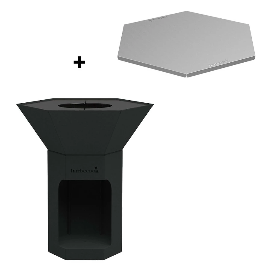 Pack Nestor Original Noir + Couvercle De Protection - Barbecook