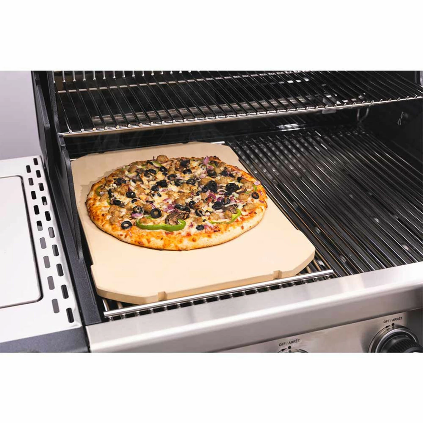 Pierre à Pizza L32,3 X L44,3 Cm Baron/Crown - Broil King – Image 5