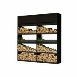 Etagère Range Bois Noir 200 - Ofyr